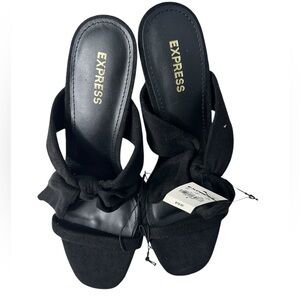 Express Bow Tie Sandals NWT